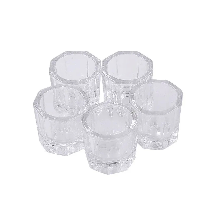Clear Glass Dappen Dish for Acrylic Nails