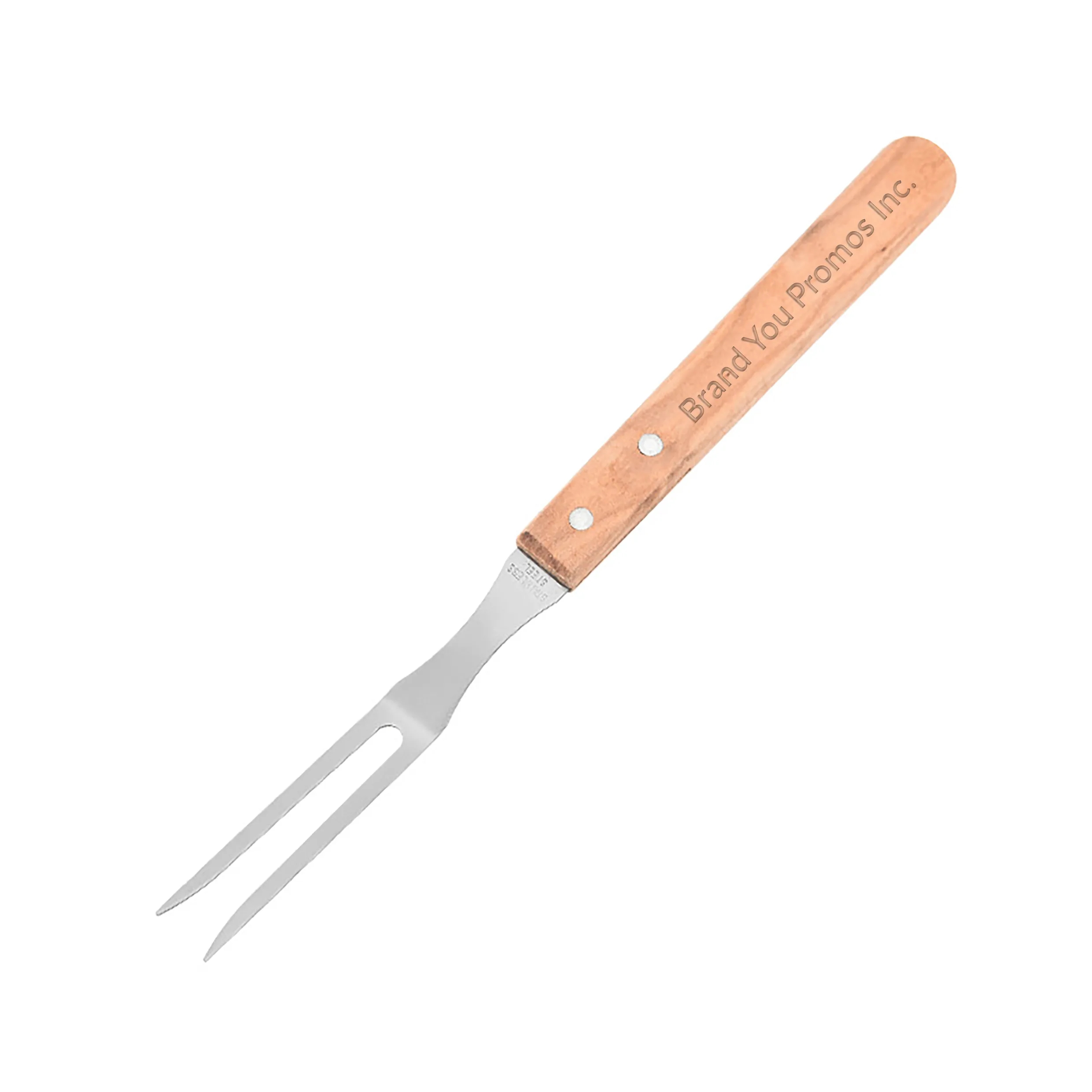 Stainless Steel 2-Tine Granny Fork w/ Wood Handle
