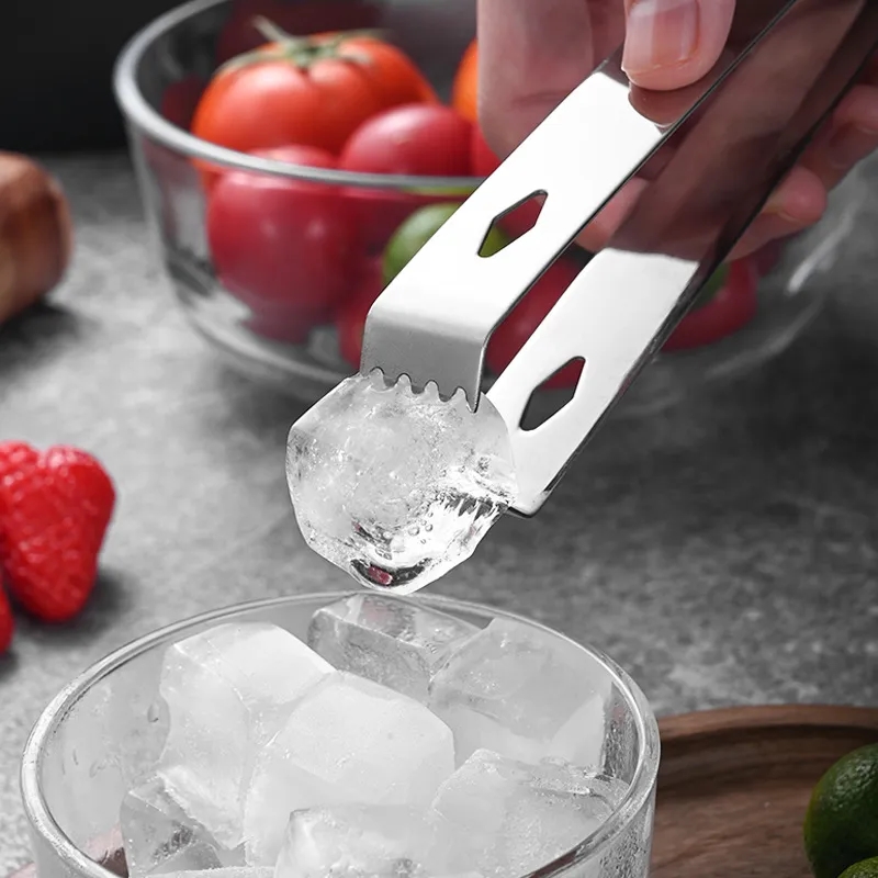 6-Inch Stainless Steel Serving and Cooking Tongs for Kitchen
