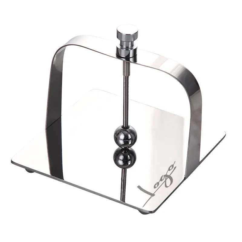 Stainless Steel Weighted Arm Napkin Holder for Dining Tables