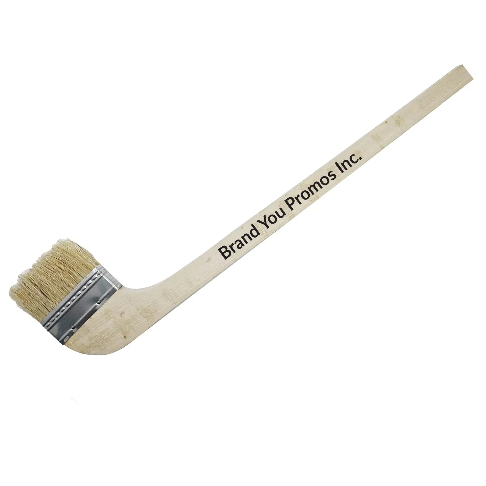 16" Angled Hog Bristle Radiator Paint Brush w/ Wood Handle