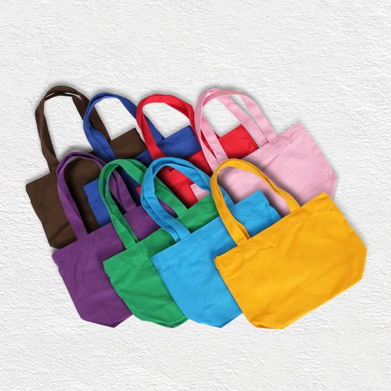 Eco-Friendly Cotton Canvas Handheld Tote Bag