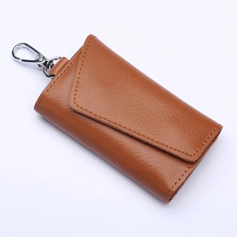 Retro Multifunctional Genuine Leather Key & Card Holder Case