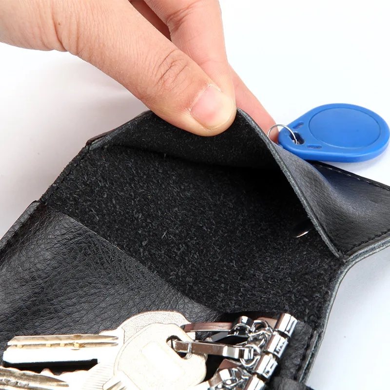 Retro Multifunctional Genuine Leather Key & Card Holder Case