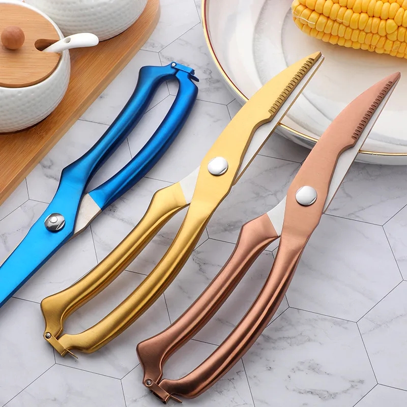 Multifunctional Stainless Steel Kitchen & BBQ Scissors
