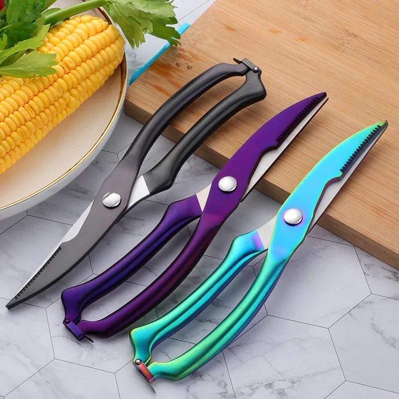 Multifunctional Stainless Steel Kitchen & BBQ Scissors