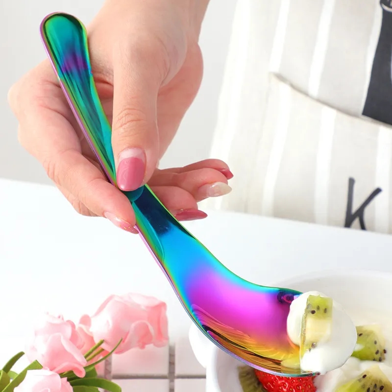 Stainless Steel Bend Spoon & Fork Combo for Dining