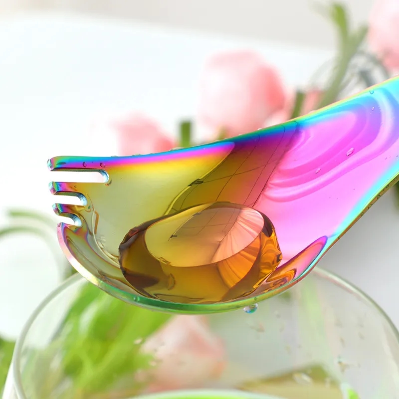 Stainless Steel Bend Spoon & Fork Combo for Dining