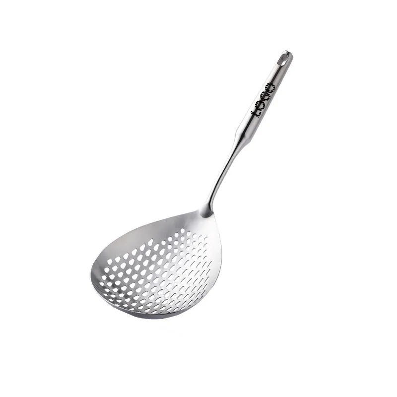 Food Grade Large Stainless Steel Mesh Skimmer for Kitchens