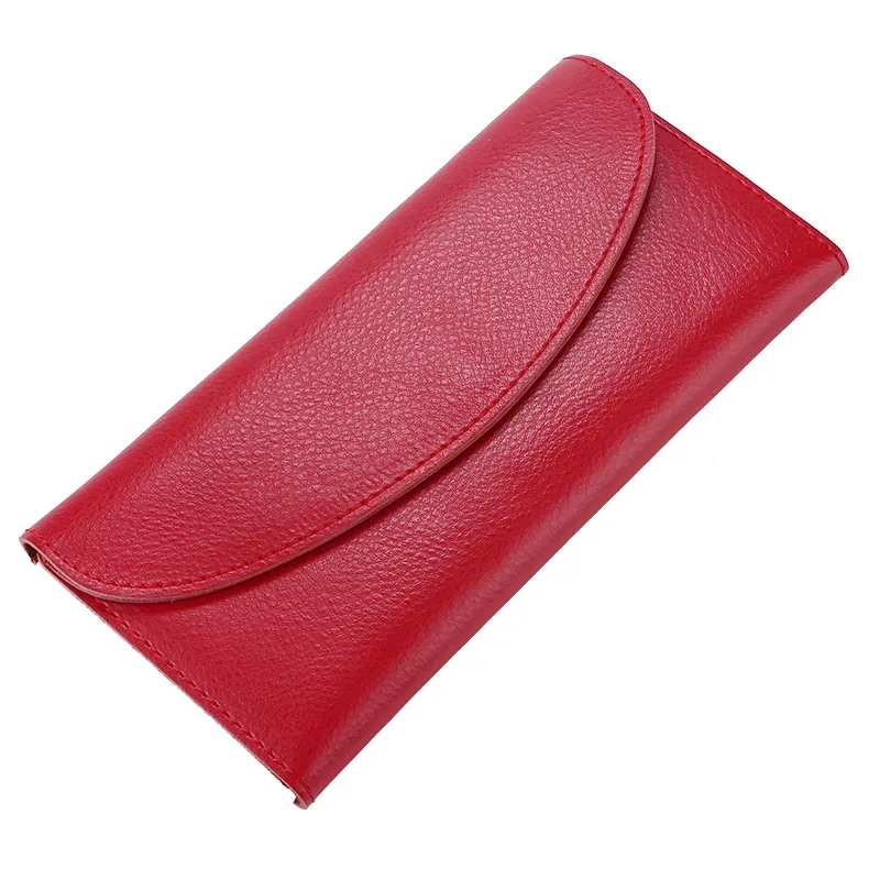 Elegant Genuine Leather Women's Wallet with Multiple Slots