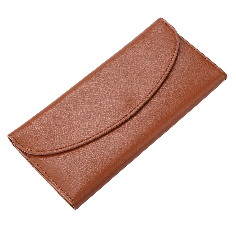 Elegant Genuine Leather Women's Wallet with Multiple Slots