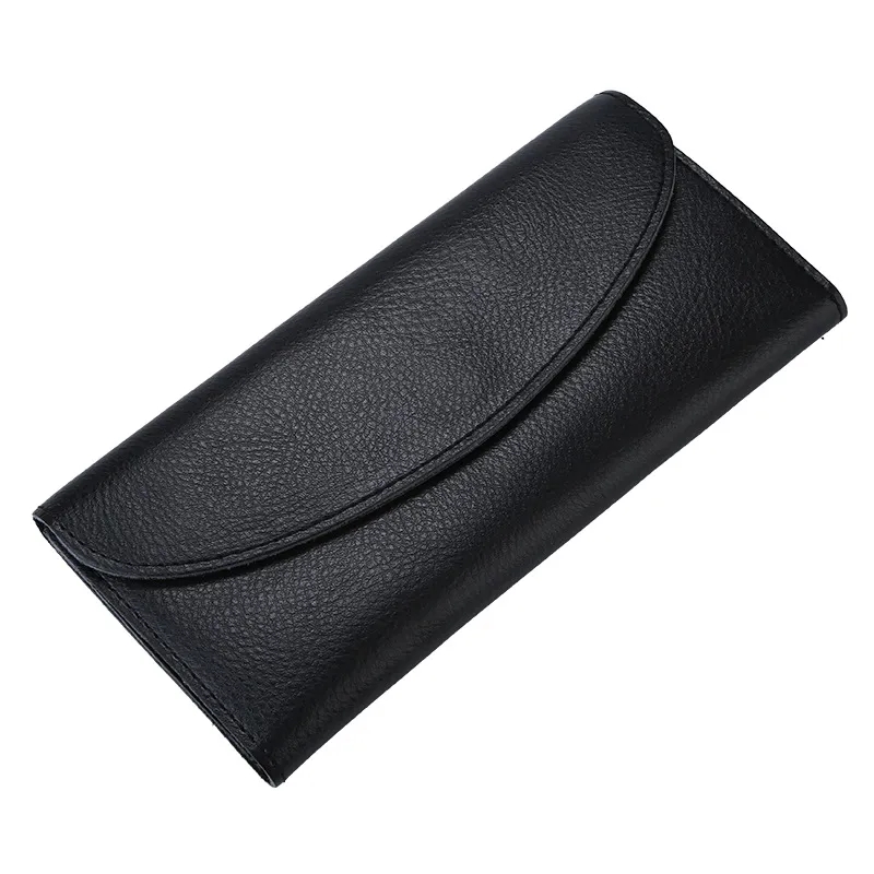 Elegant Genuine Leather Women's Wallet with Multiple Slots