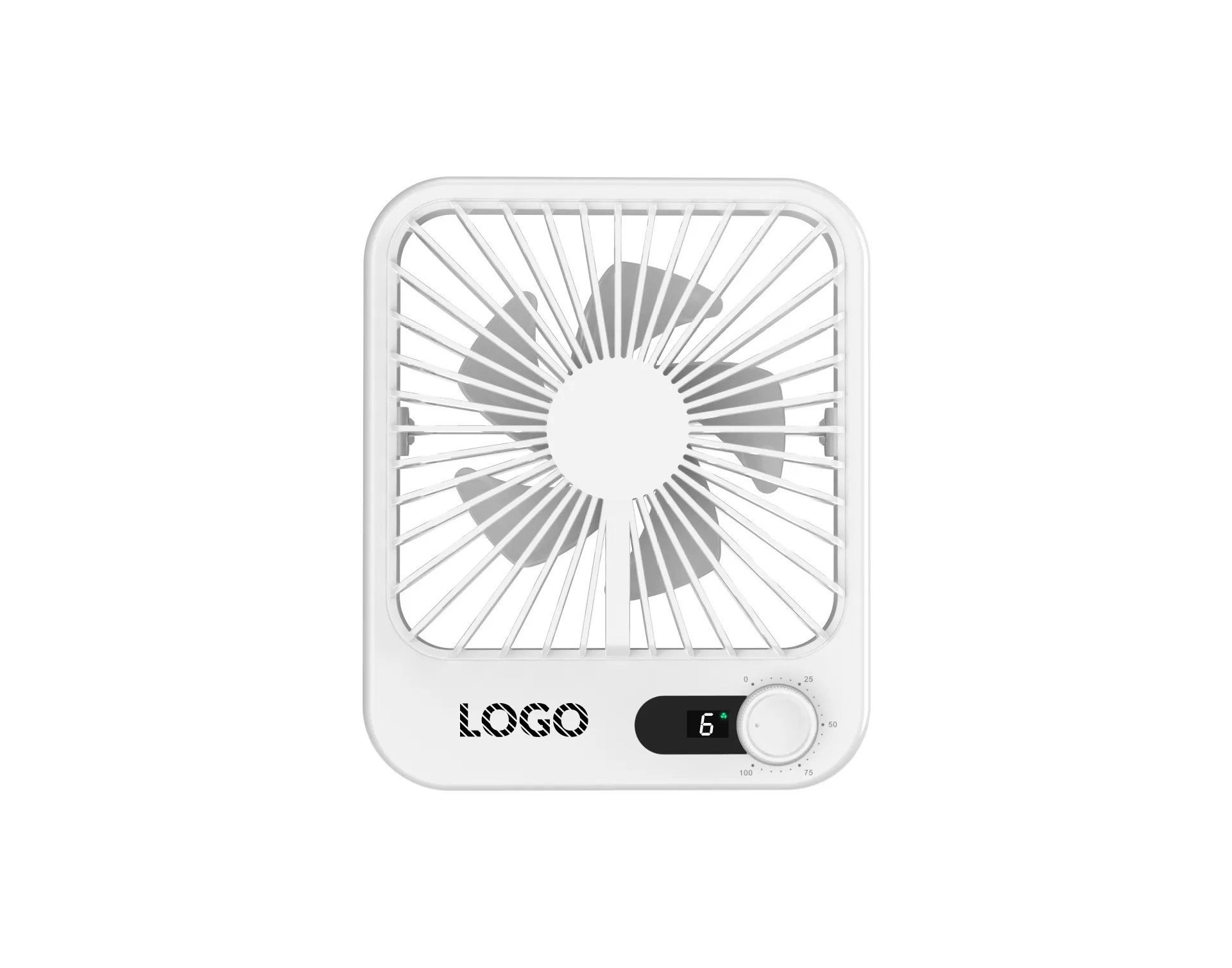 Foldable USB Fan w/ Adjustable Speed & Type-C Charge
