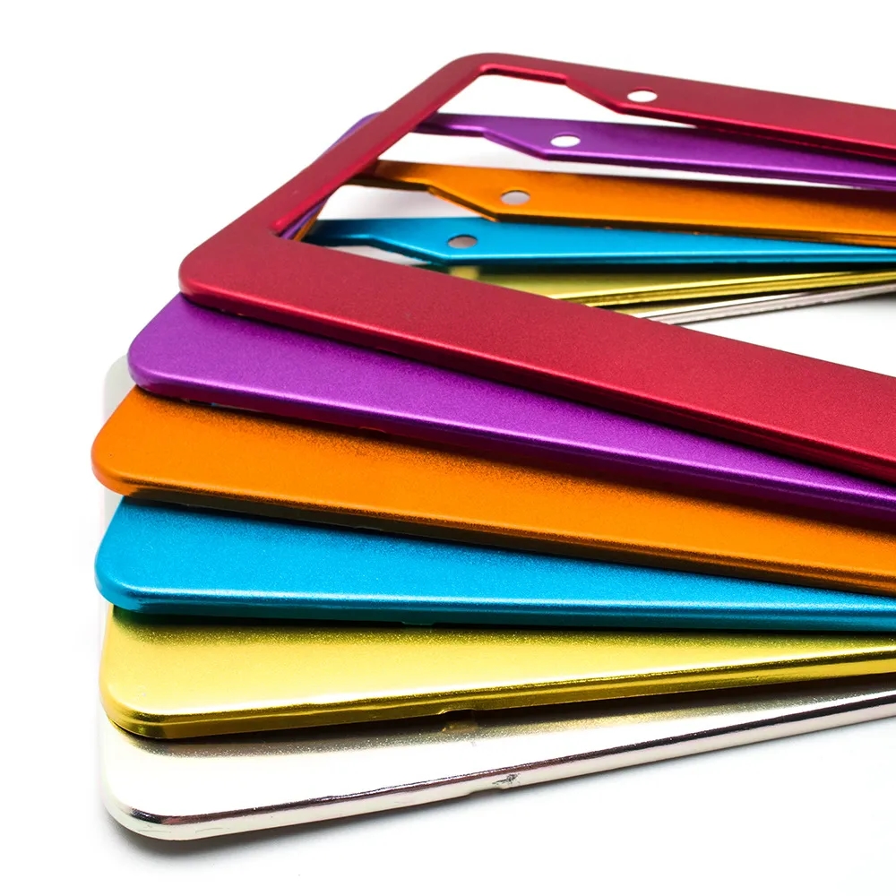 Aluminum Alloy Standard License Plate Frame