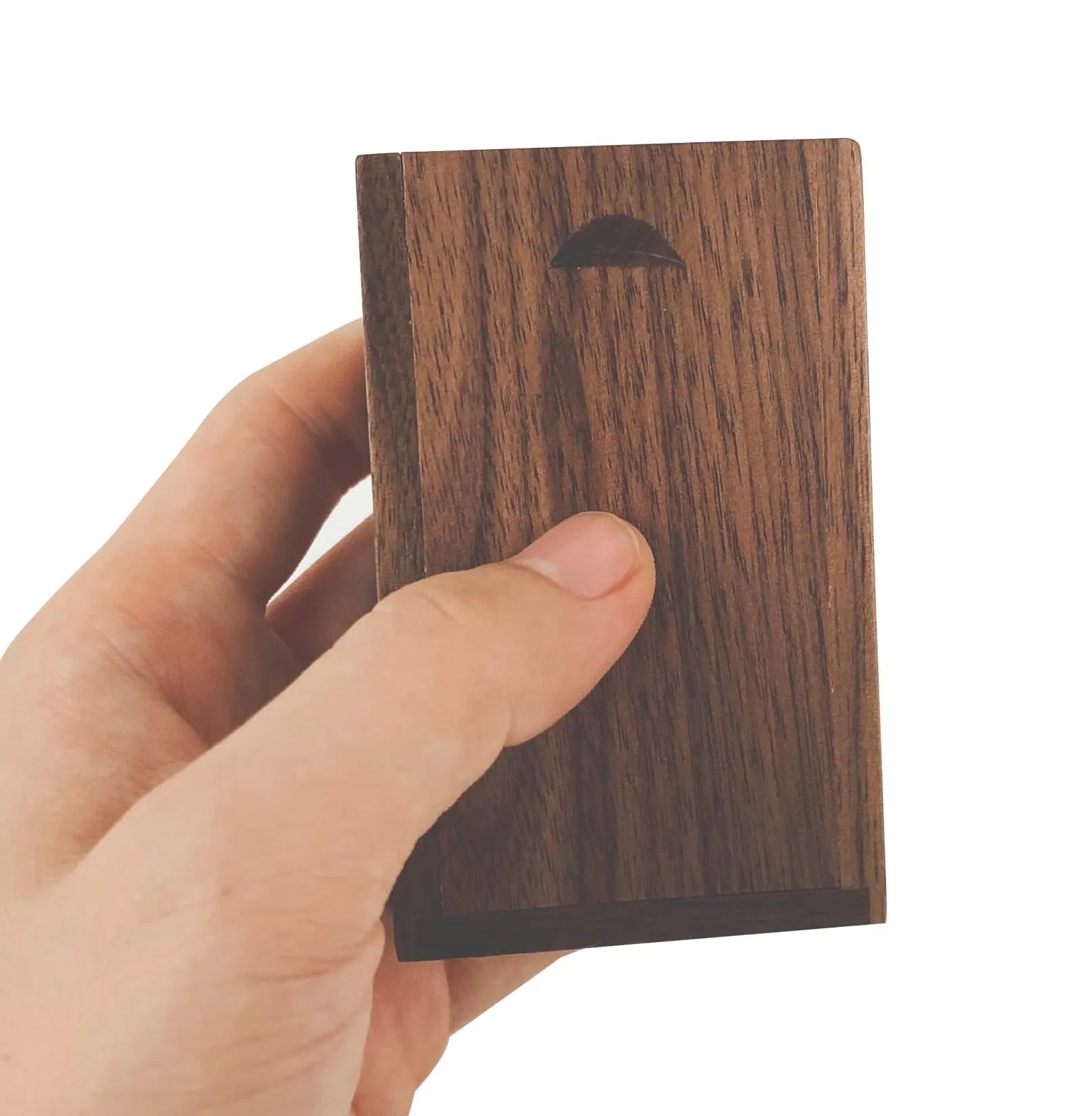 Walnut Wood Sliding-Top USB Gift Box