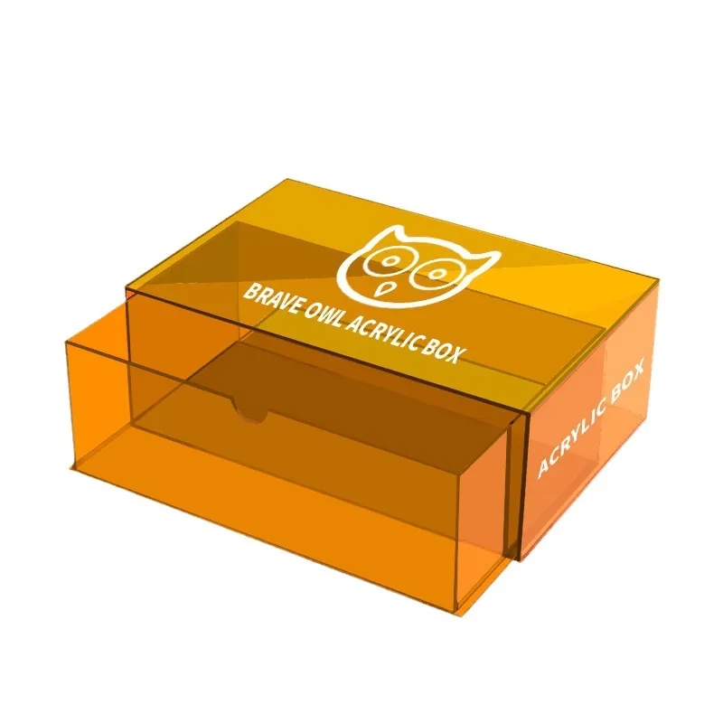 Acrylic Display Gift Box with Dust-Proof Slide-Out Drawers