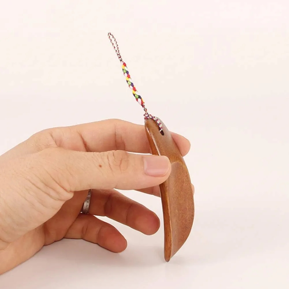 3.3" Daily Portable Mini Solid Wood Shoe Horn
