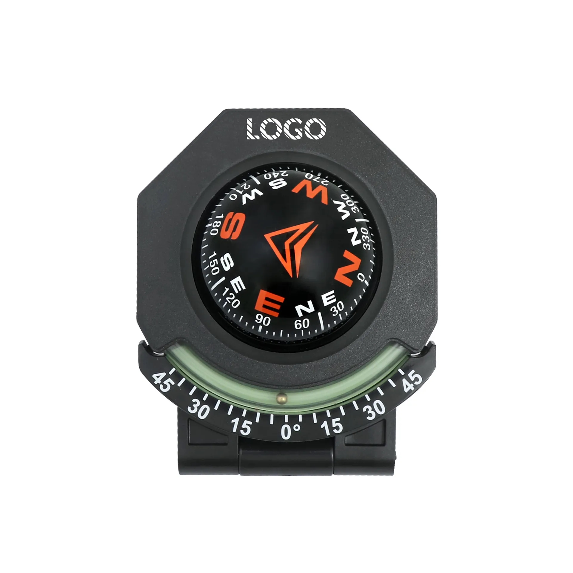 High-precision Foldable Adjustable Car Compass Inclinometer