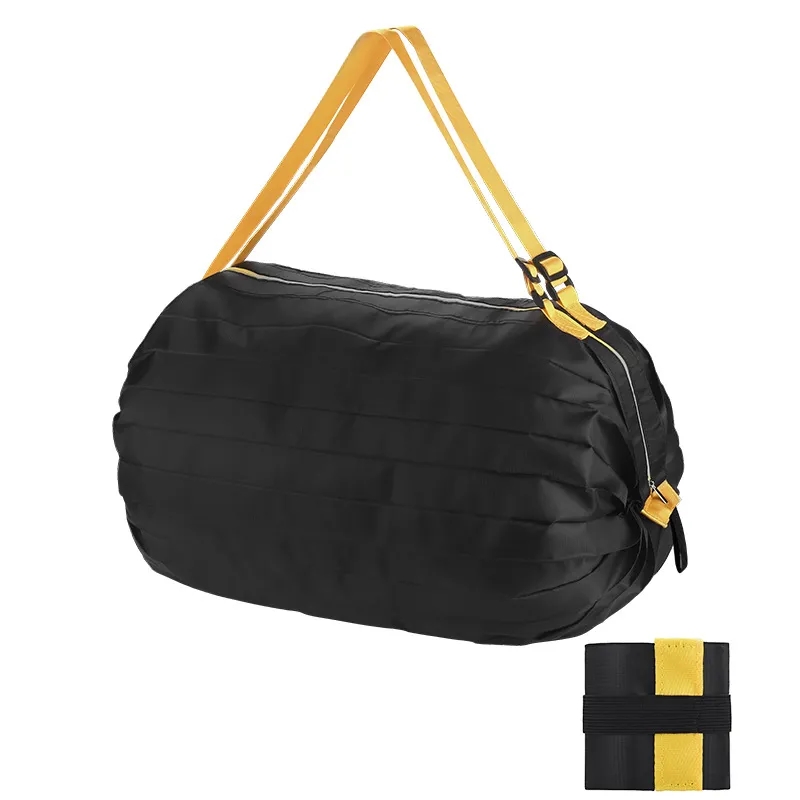 Multipurpose Foldable Nylon Duffel-Style Shopping Bag