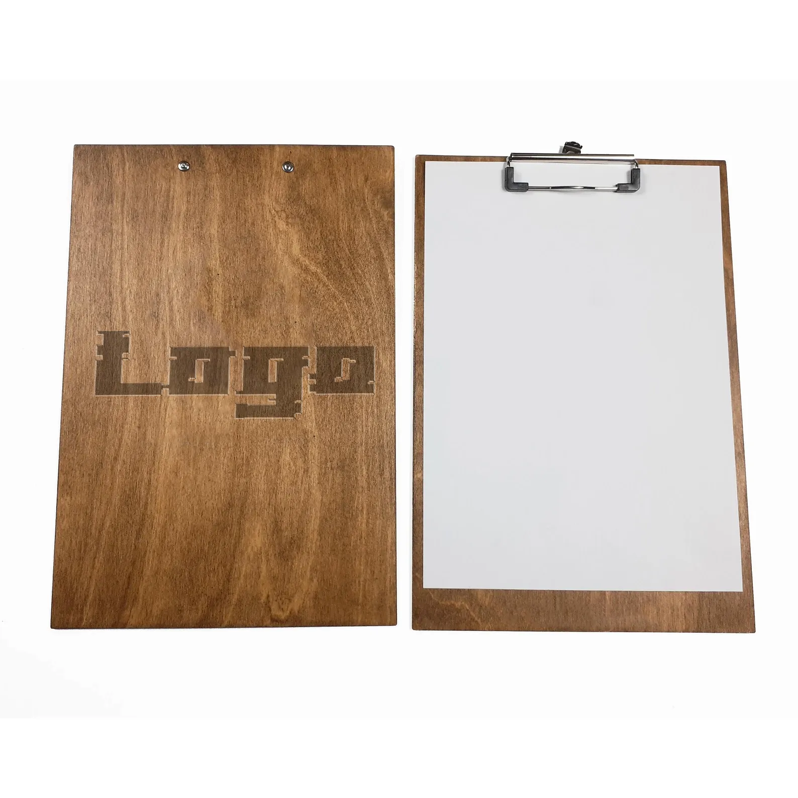 Personalized Wooden Clipboard Menu Holders - A5 Size