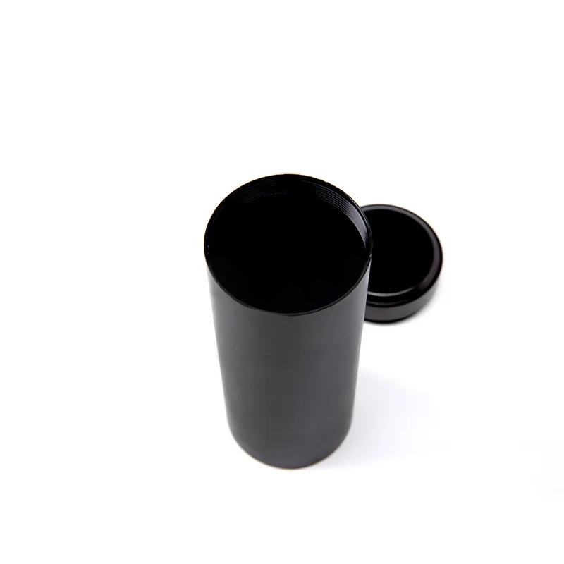 Stylish Tall Aluminum Alloy Tea Canister Tin Can