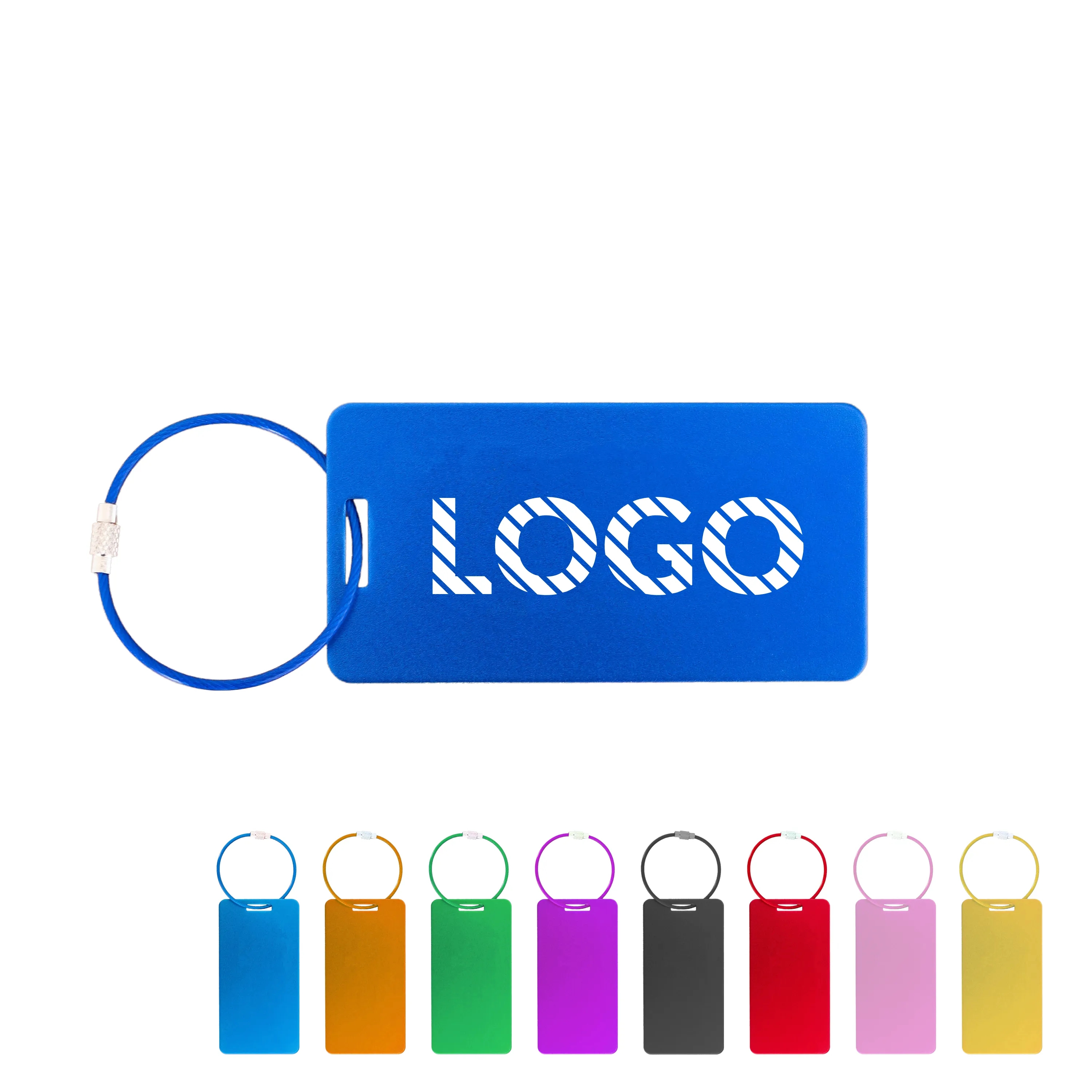 Personalized Engraved Aluminum Travel ID Metal Luggage Tag