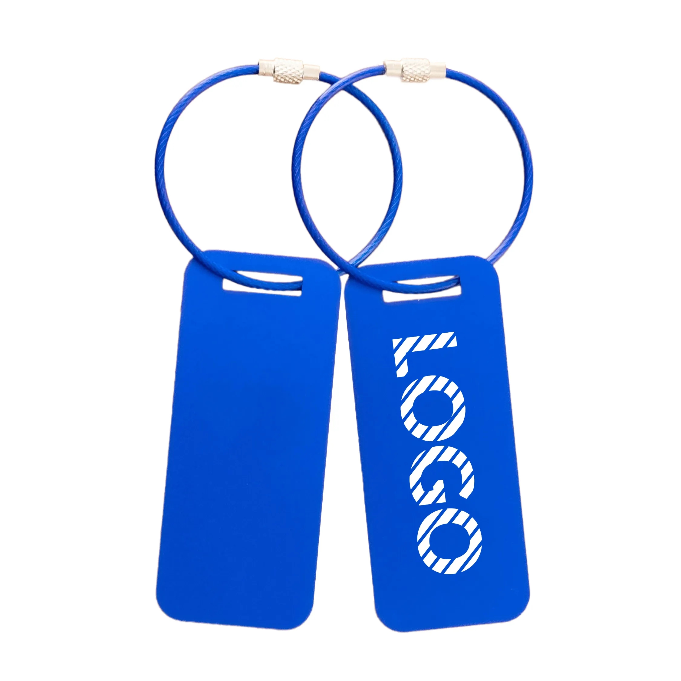 Durable Metal Engraved Aluminum Luggage Tags