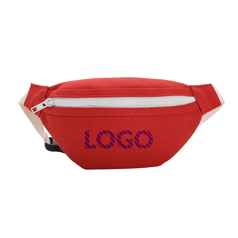 Personalized Kids Canvas Fanny Sack Toddler Hip Toy Bag