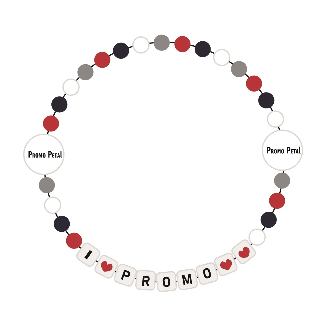 Personalized Handmade Crystal Stretch Bead Bracelet