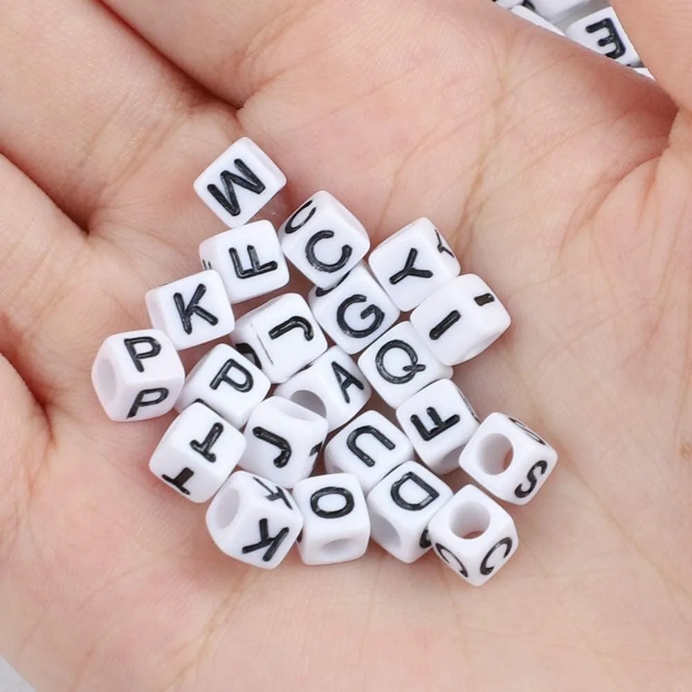 Personalized Handmade Crystal Stretch Bead Bracelet