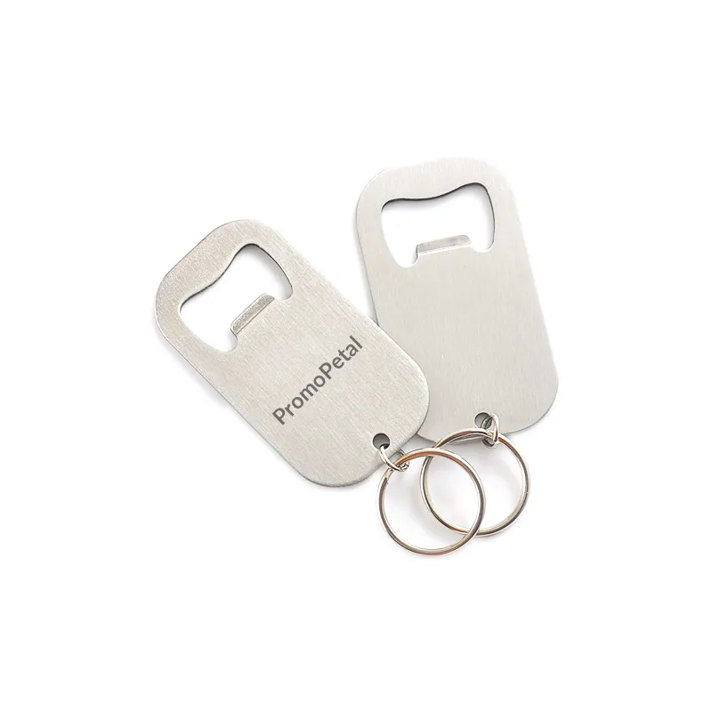 Stainless Steel Compact Keychain Bottle Opener