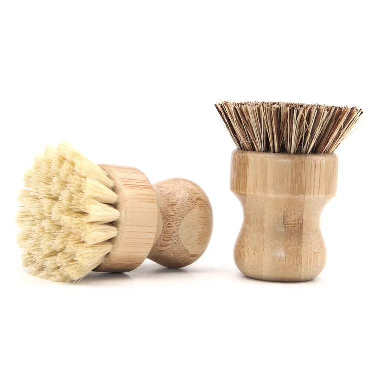 Kitchen Cleaning Brush, Short Handle Dish Pot Scrubber