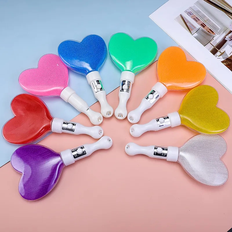 LED Heart Glow Stick Toy for Concerts and Parties