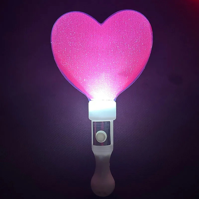LED Heart Glow Stick Toy for Concerts and Parties