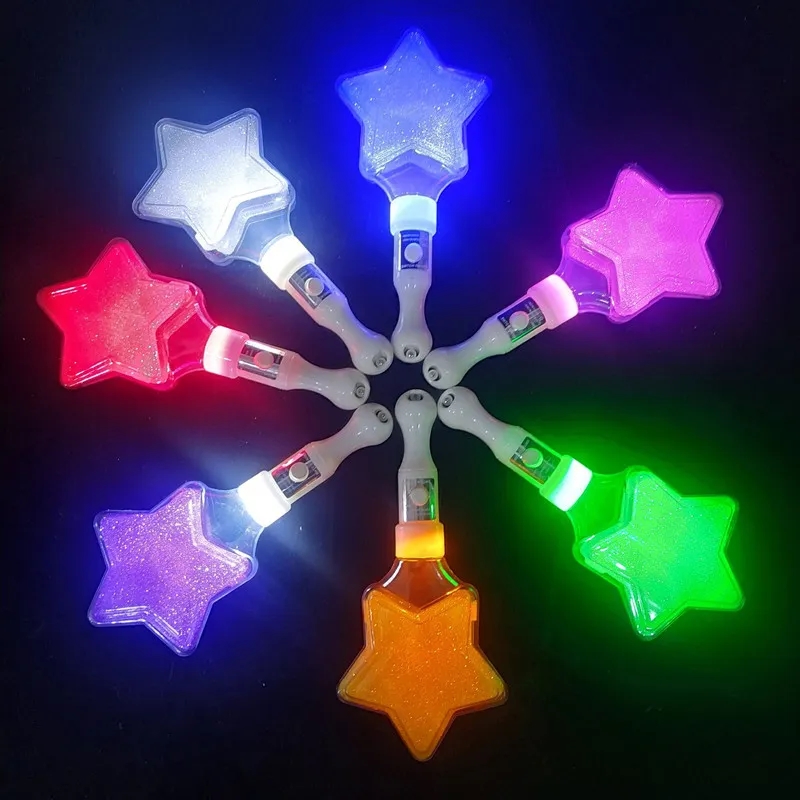 LED Flashing Star Glow Stick for Concerts and Events