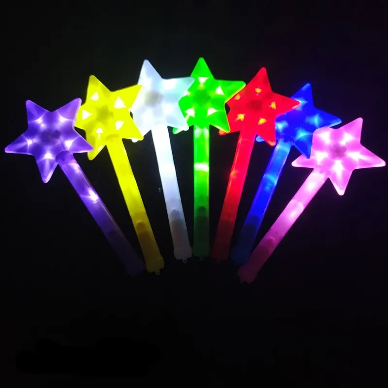 Large LED Star Glow Stick with Multi-Mode Lights for Events