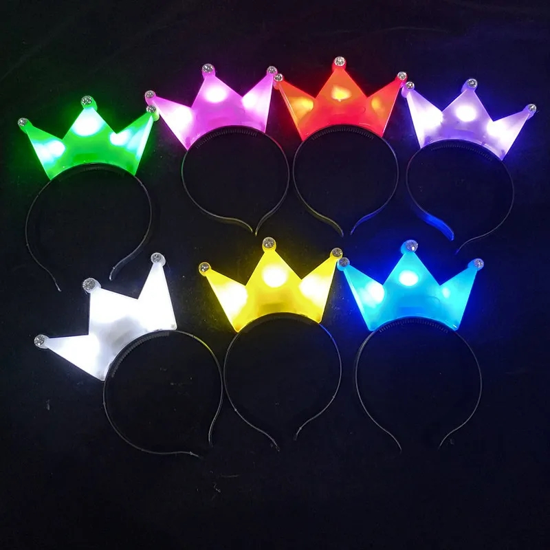 LED Flashing Crown Headband for Parties and Events