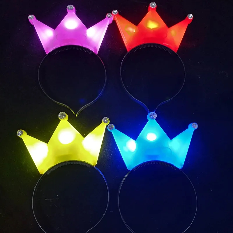 LED Flashing Crown Headband for Parties and Events