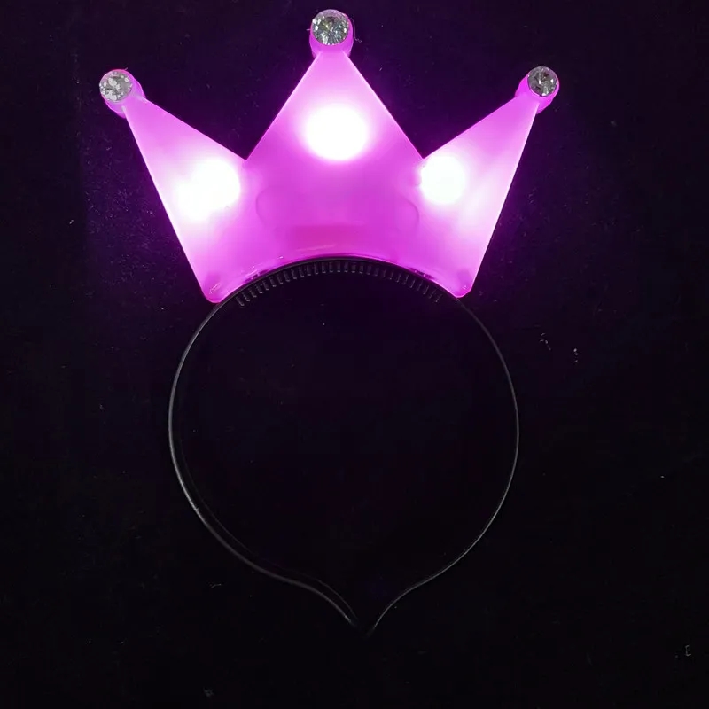 LED Flashing Crown Headband for Parties and Events