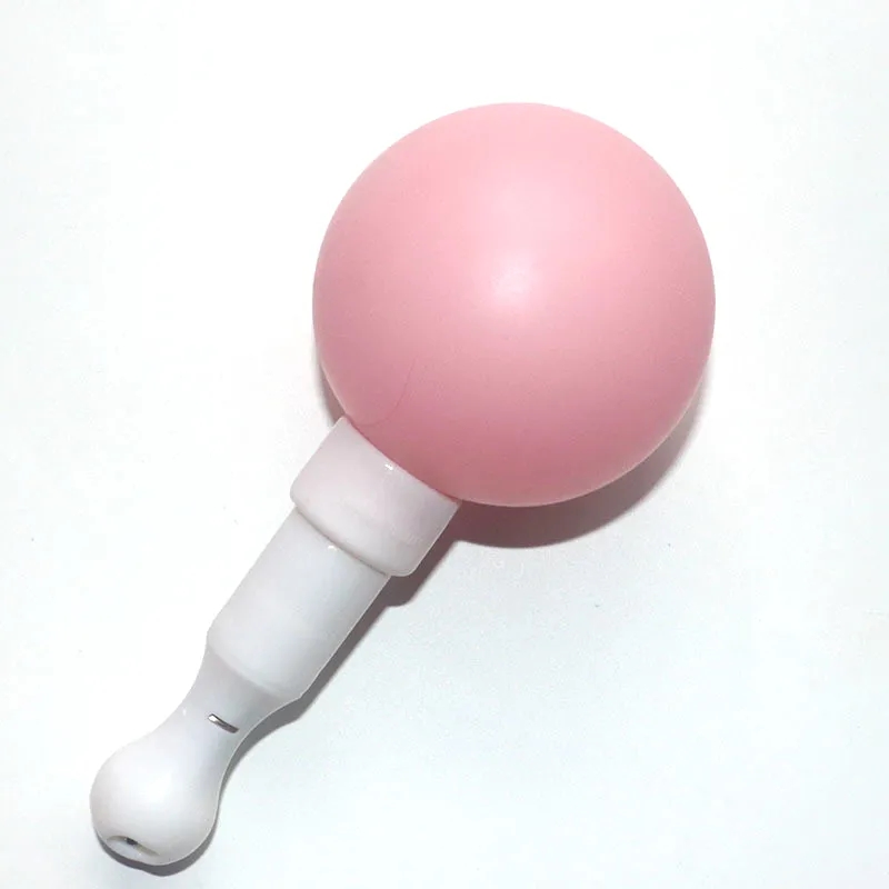 Flashing Glow Stick Shaker Rattle Round Sand Drum for Party