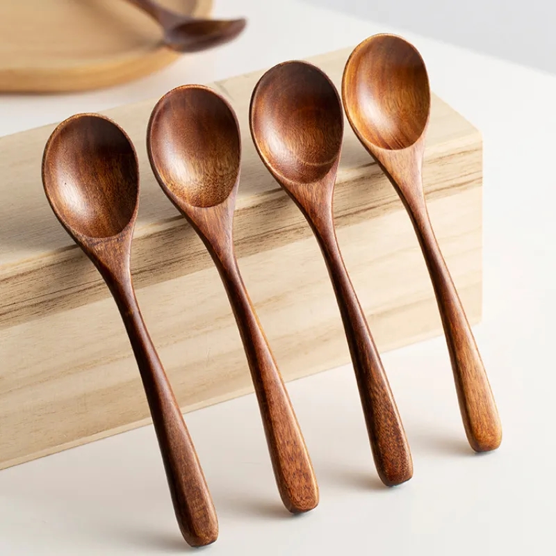 7.2" Wooden Spoon - Multi-Use Kids & Adults Dining Utensil