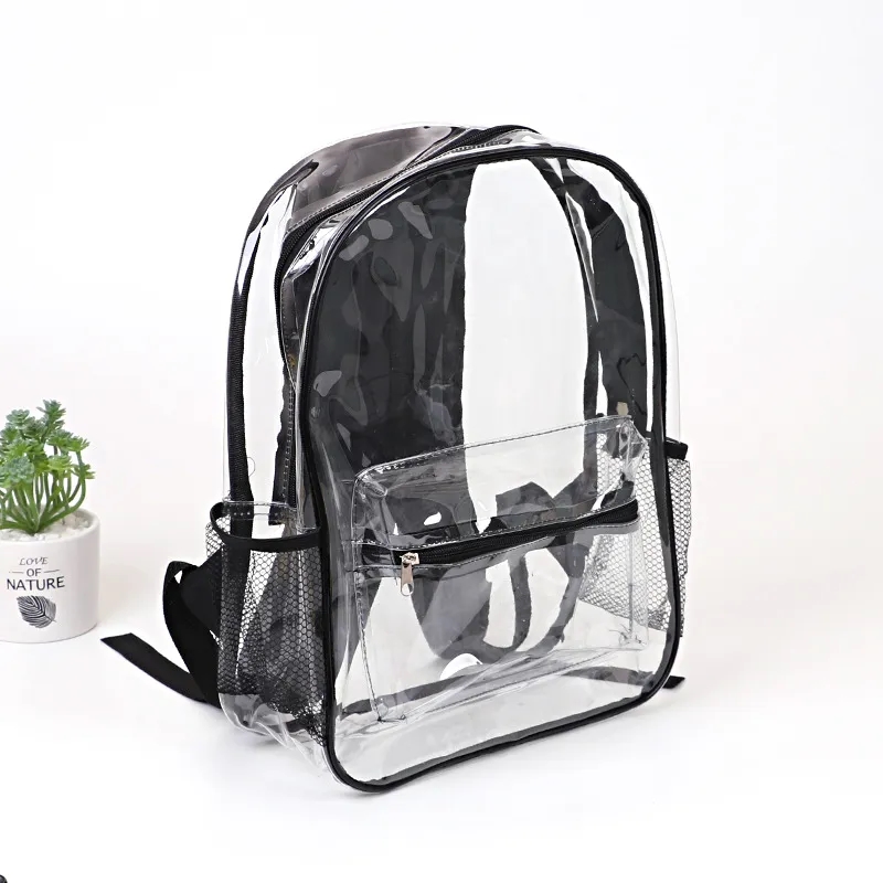 Clear PVC Durable Large Capacity Student Backpack
