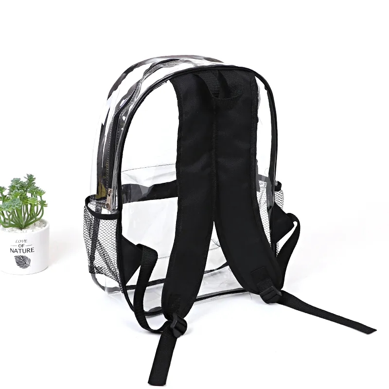 Clear PVC Durable Large Capacity Student Backpack