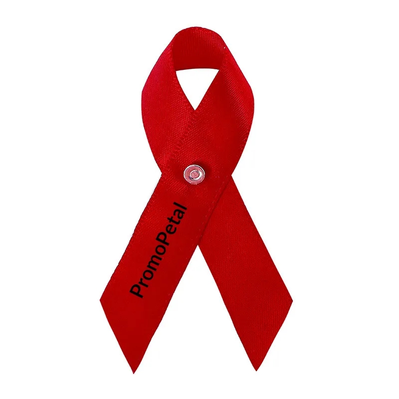 Awareness Satin Ribbon Safety Lapel Pins