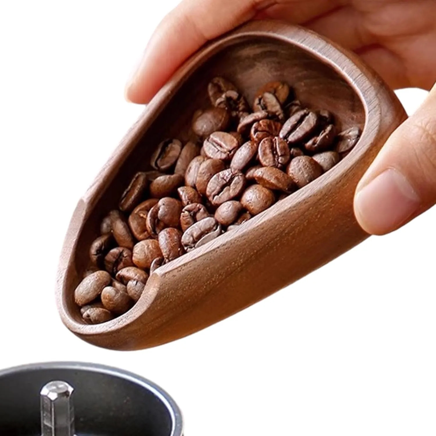Wooden Espresso Dosing Cup Coffee Cupping Tray Bowl Scoop