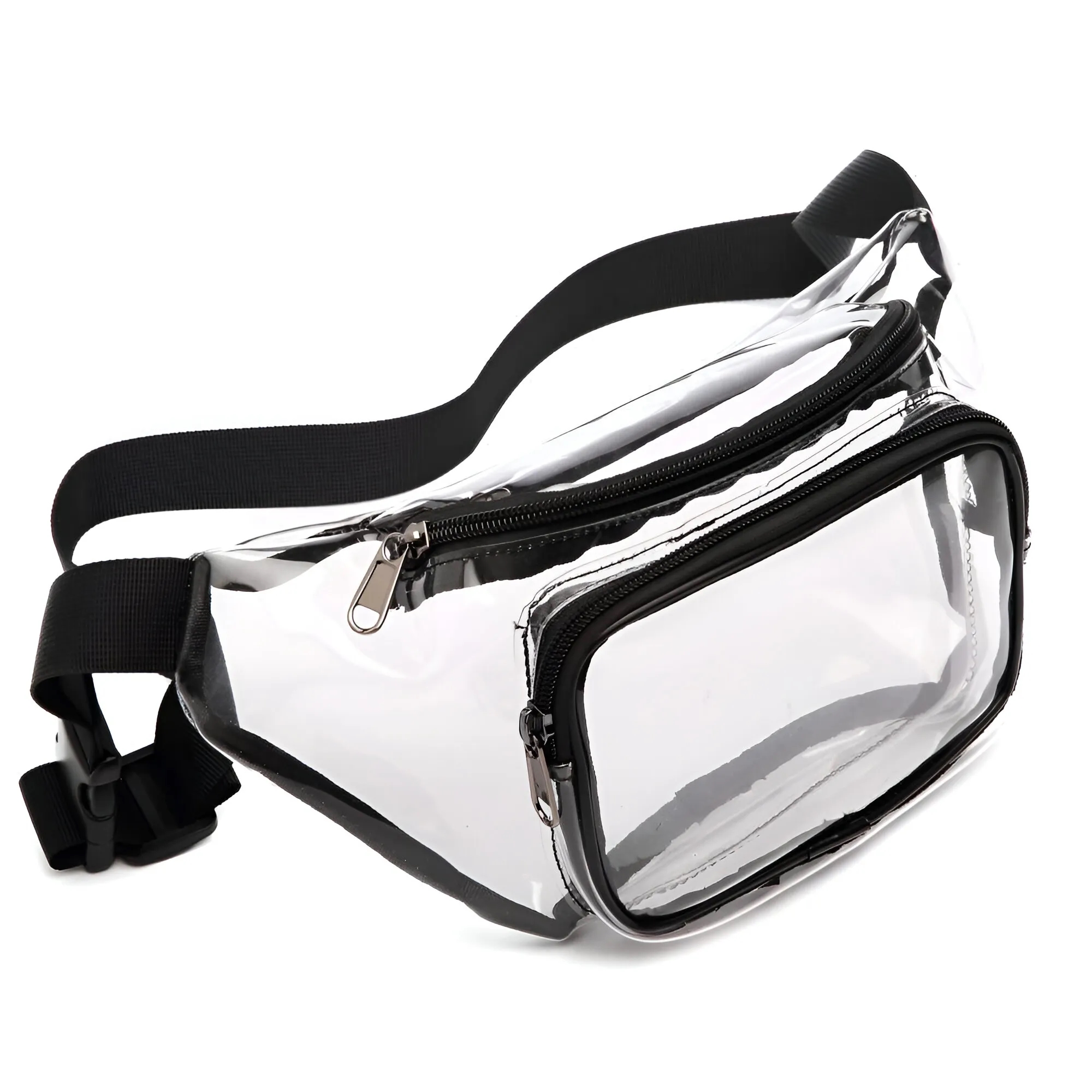 Clear PVC Waterproof Waist Bag for Outdoor Travel & Sports