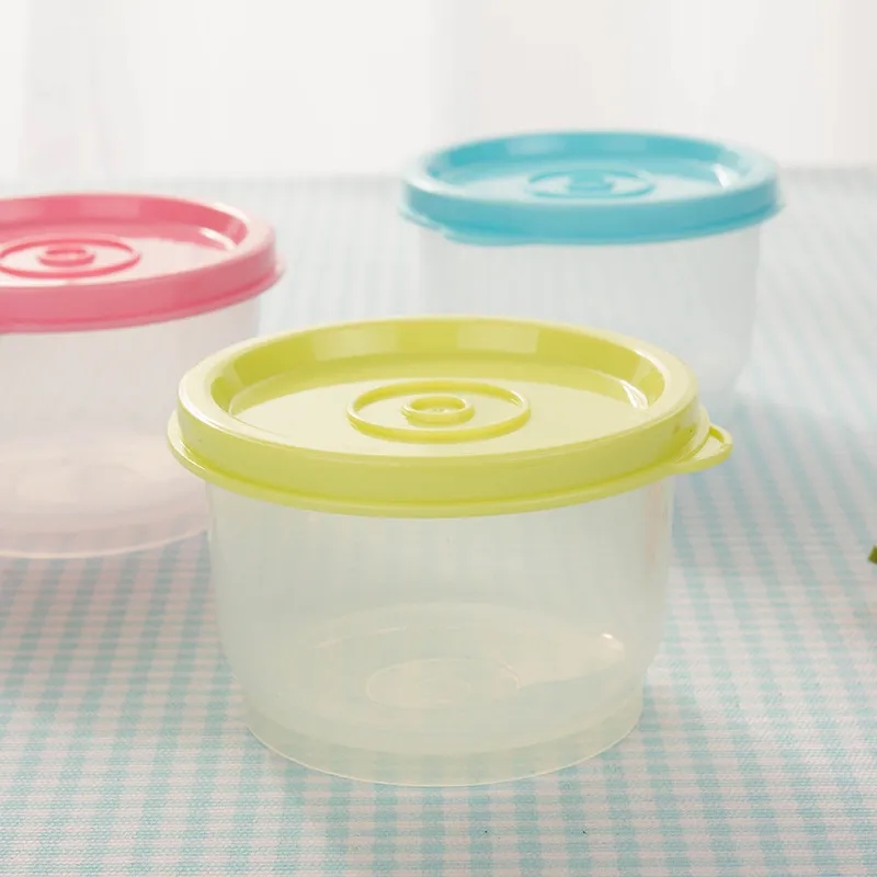 5oz Mini Round Food Storage Snacks Pudding Yogurt Container