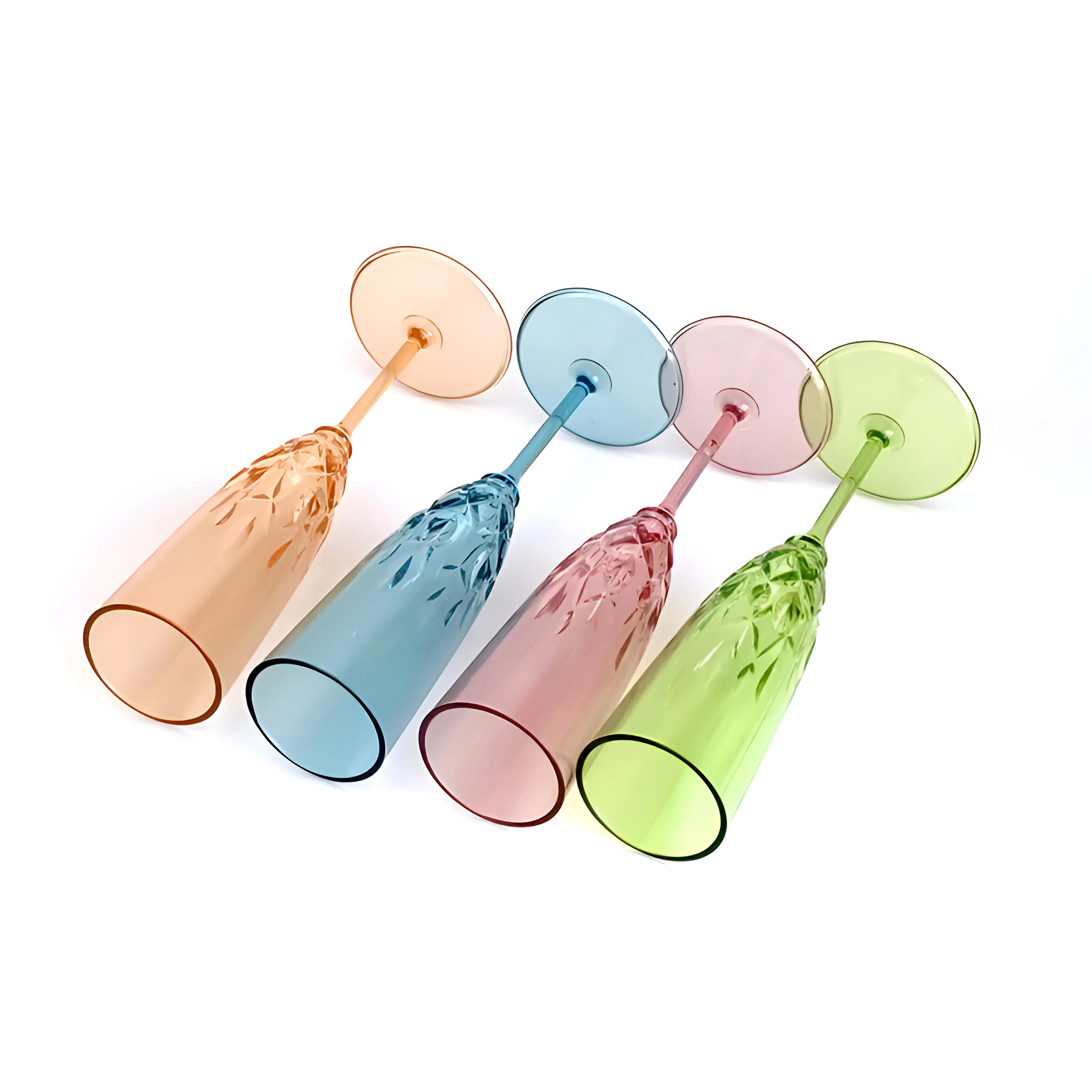 4oz Champagne Glass, Plastic Cocktail Wine Disposable Goblet
