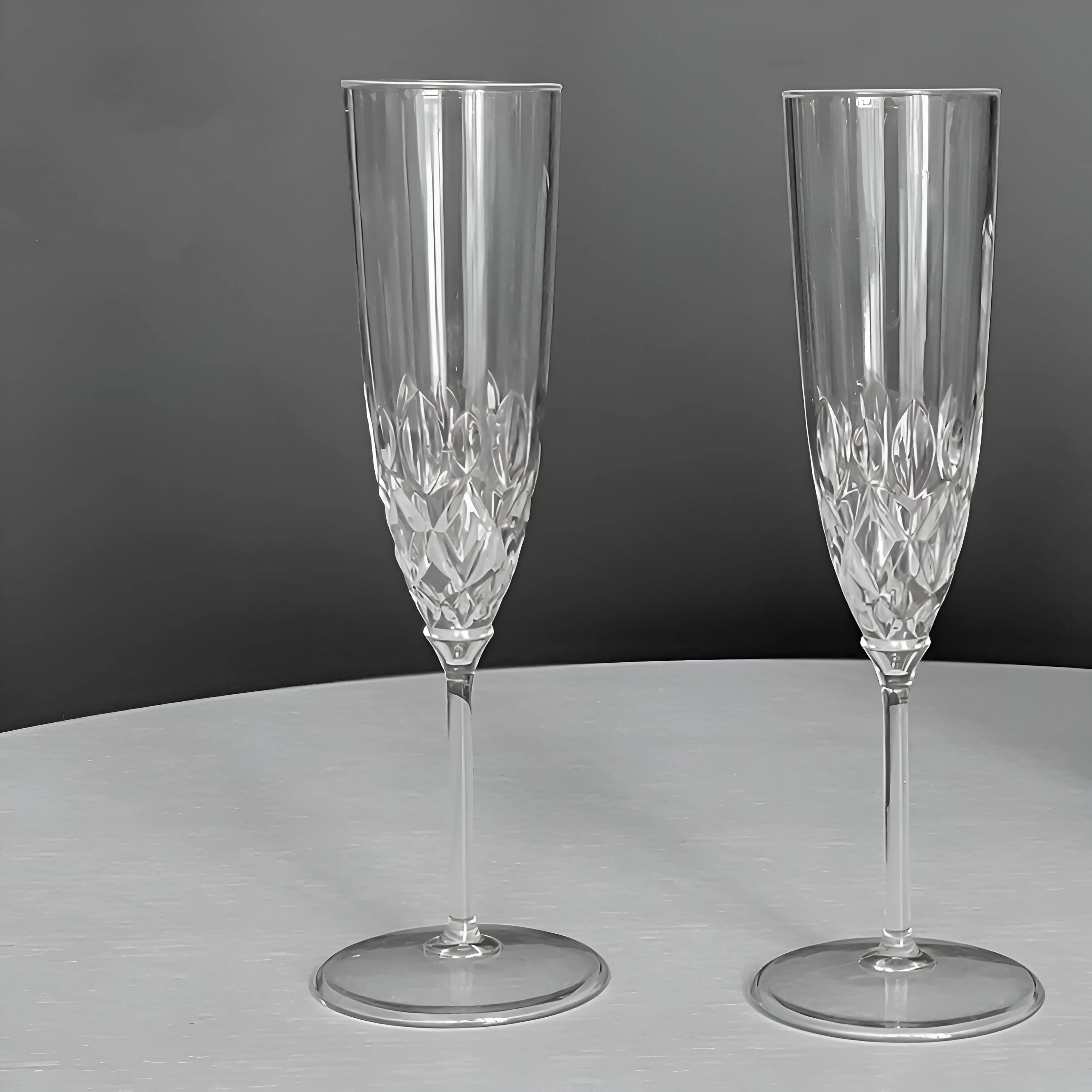 4oz Champagne Glass, Plastic Cocktail Wine Disposable Goblet