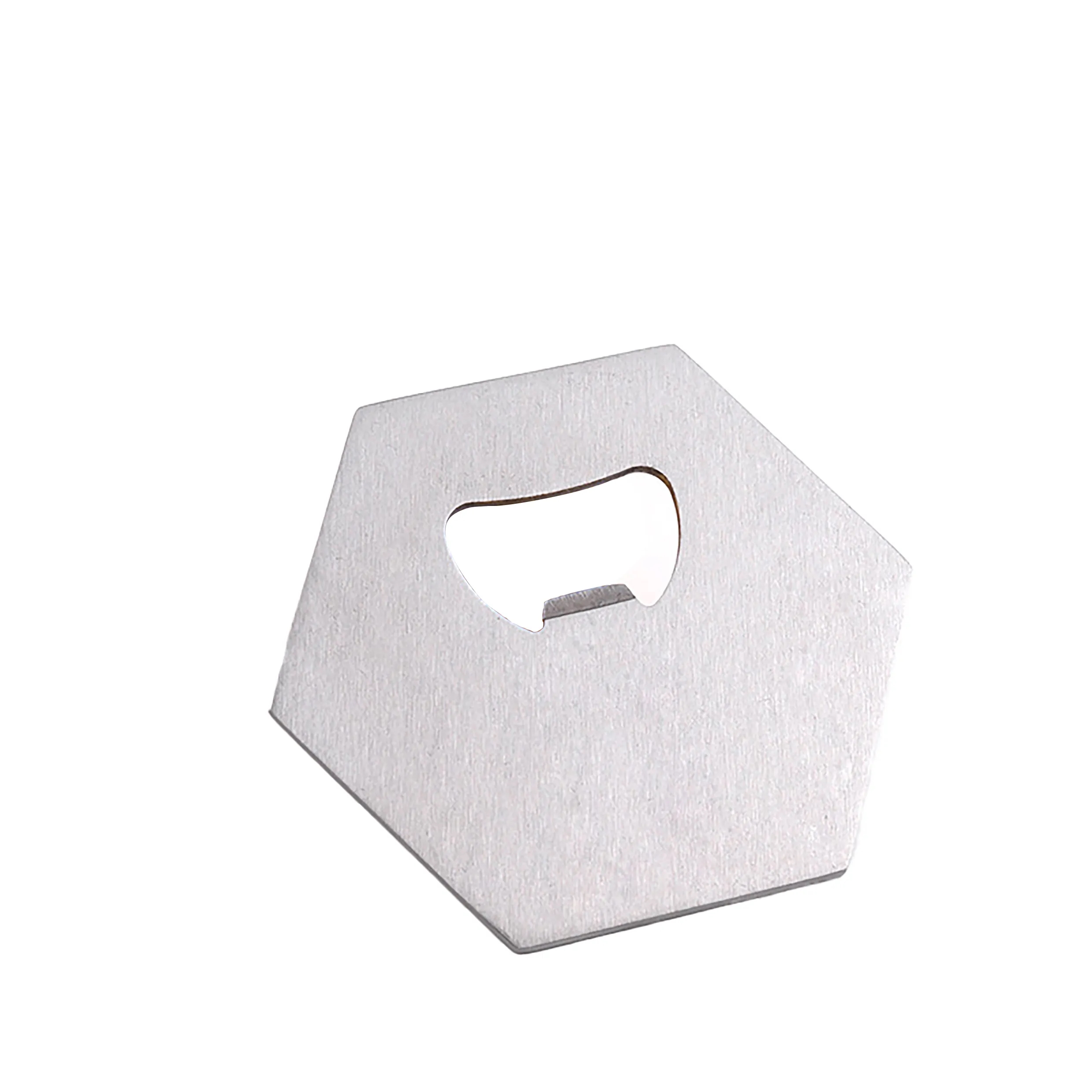 Hexagonal Stainless Steel Bottle Opener